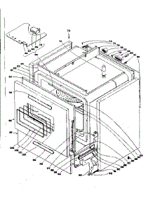 Body Section parts for Kenmore Range 101.964592 (101964592, 101 964592) from AppliancePartsPros.com