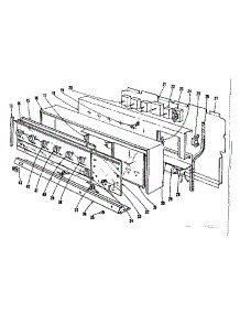 Backguard Section parts for Kenmore Range 101.965630 (101965630, 101 965630) from AppliancePartsPros.com