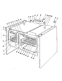 Body Section parts for Kenmore Range 101.9666541 (1019666541, 101 9666541) from AppliancePartsPros.com