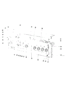 Backguard Section parts for Kenmore Range 101.9666640 (1019666640, 101 9666640) from AppliancePartsPros.com