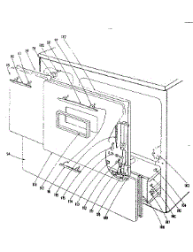 Door And Drawer Section For 101.9676401 parts for Kenmore Range 101.9676400 (1019676400, 101 9676400) from AppliancePartsPros.com