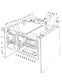 Body Section parts for Kenmore Range 101.9676400 (1019676400, 101 9676400) from AppliancePartsPros.com