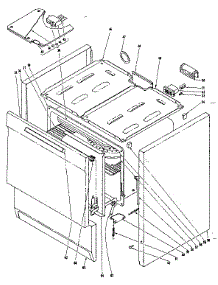 Body Section parts for Kenmore Range 101.969600 (101969600, 101 969600) from AppliancePartsPros.com