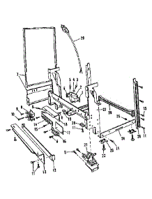 Frame Details parts for Kenmore Dishwasher 587.1426582 (5871426582, 587 1426582) from AppliancePartsPros.com