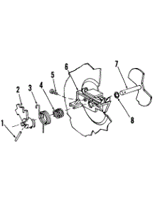 Detergent Cup Details parts for Kenmore Dishwasher 587.1430590 (5871430590, 587 1430590) from AppliancePartsPros.com