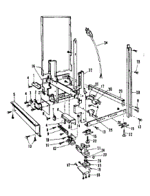 Frame Details parts for Kenmore Dishwasher 587.1436580 (5871436580, 587 1436580) from AppliancePartsPros.com