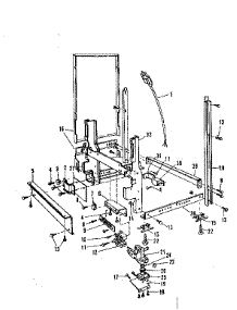 Frame Details parts for Kenmore Dishwasher 587.1436581 (5871436581, 587 1436581) from AppliancePartsPros.com