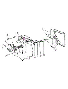 Detergent Cup Details parts for Kenmore Dishwasher 587.1436583 (5871436583, 587 1436583) from AppliancePartsPros.com