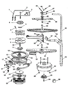 Motor, Heater & Spray Arm Details parts for Kenmore Dishwasher 587.1440190 (5871440190, 587 1440190) from AppliancePartsPros.com
