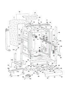 Tub parts for Kenmore Dishwasher 587.14412400 (58714412400, 587 14412400) from AppliancePartsPros.com