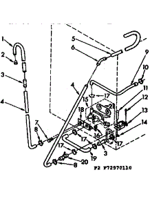 Water System Suds Only parts for Kenmore Washer 110.72970210 (11072970210, 110 72970210) from AppliancePartsPros.com