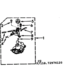Pump Parts parts for Kenmore Washer 110.72974620 (11072974620, 110 72974620) from AppliancePartsPros.com