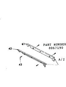 Optional Trim Kit parts for Kenmore Range 628.6257210 (6286257210, 628 6257210) from AppliancePartsPros.com