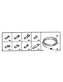 Wiring And Wiring Terminals parts for Kenmore Range 628.6257240 (6286257240, 628 6257240) from AppliancePartsPros.com