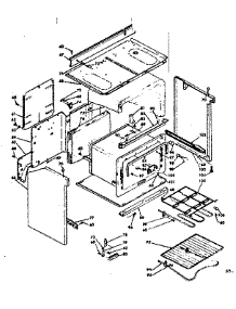 Body Assembly parts for Kenmore Range 628.6267220 (6286267220, 628 6267220) from AppliancePartsPros.com