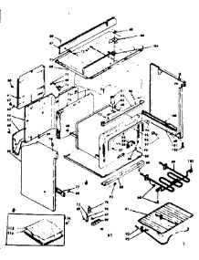 Body Assembly parts for Kenmore Range 628.6267323 (6286267323, 628 6267323) from AppliancePartsPros.com