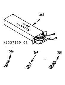 Wire Harness And Components And Rotisserie Pan Kit parts for Kenmore Range 103.7337220 (1037337220, 103 7337220) from AppliancePartsPros.com