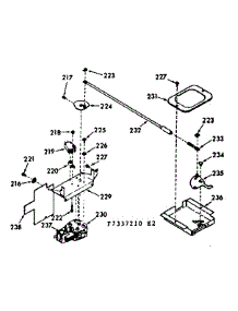 Oven Door Section parts for Kenmore Range 103.7337240 (1037337240, 103 7337240) from AppliancePartsPros.com