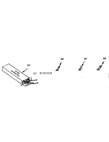 Wire Harnesses & Components parts for Kenmore Range 103.7357210 (1037357210, 103 7357210) from AppliancePartsPros.com