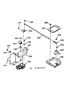 Power Lock Section parts for Kenmore Range 103.7357220 (1037357220, 103 7357220) from AppliancePartsPros.com