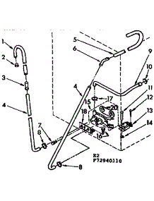 Water System Suds Only parts for Kenmore Washer 110.73940110 (11073940110, 110 73940110) from AppliancePartsPros.com