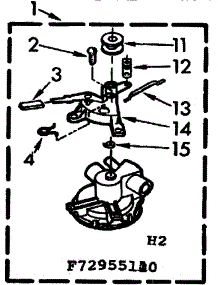 Non-Suds Pump Parts parts for Kenmore Washer 110.73955110 (11073955110, 110 73955110) from AppliancePartsPros.com