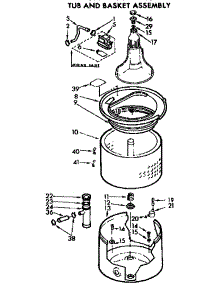 Tub & Basket Assembly parts for Kenmore Washer 110.72660600 (11072660600, 110 72660600) from AppliancePartsPros.com