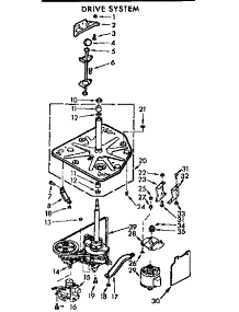 Drive System parts for Kenmore Washer 110.72660600 (11072660600, 110 72660600) from AppliancePartsPros.com