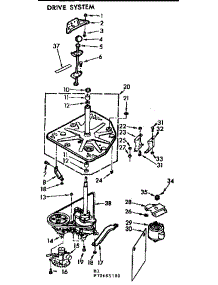 Drive System parts for Kenmore Washer 110.72665200 (11072665200, 110 72665200) from AppliancePartsPros.com