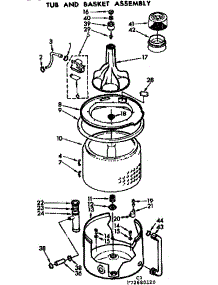 Tub And Basket Assembly parts for Kenmore Washer 110.72680620 (11072680620, 110 72680620) from AppliancePartsPros.com