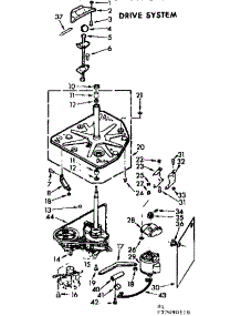 Drive System parts for Kenmore Washer 110.72690610 (11072690610, 110 72690610) from AppliancePartsPros.com