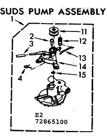 Suds Pump Assembly parts for Kenmore Washer 110.73865400 (11073865400, 110 73865400) from AppliancePartsPros.com