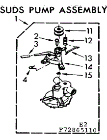 Suds Pump Assembly parts for Kenmore Washer 110.73865810 (11073865810, 110 73865810) from AppliancePartsPros.com