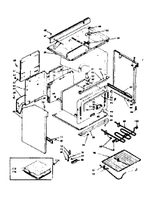 Body Assembly parts for Kenmore Range 628.6327323 (6286327323, 628 6327323) from AppliancePartsPros.com