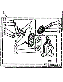 Two Way Valve Assembly Suds parts for Kenmore Washer 110.72955610 (11072955610, 110 72955610) from AppliancePartsPros.com