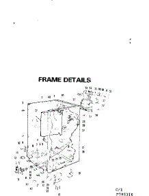 Frame Details parts for Kenmore Dishwasher 587.795310 (587795310, 587 795310) from AppliancePartsPros.com
