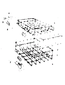 Rack Assembly parts for Kenmore Dishwasher 587.795510 (587795510, 587 795510) from AppliancePartsPros.com