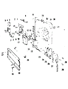 Inner Door Details parts for Kenmore Dishwasher 587.795510 (587795510, 587 795510) from AppliancePartsPros.com