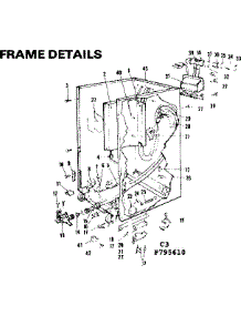 Frame Details parts for Kenmore Dishwasher 587.795610 (587795610, 587 795610) from AppliancePartsPros.com