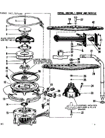 Motor, Heater & Spray Arm Details parts for Kenmore Dishwasher 587.797300 (587797300, 587 797300) from AppliancePartsPros.com