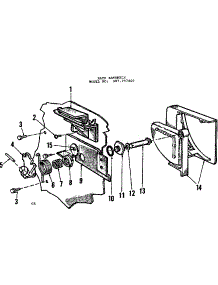 Rack Assembly parts for Kenmore Dishwasher 587.797400 (587797400, 587 797400) from AppliancePartsPros.com