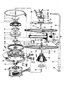 Motor, Heater, And Spray Arm Details parts for Kenmore Dishwasher 587.797501 (587797501, 587 797501) from AppliancePartsPros.com