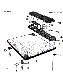 Top Details parts for Kenmore Dishwasher 587.798210 (587798210, 587 798210) from AppliancePartsPros.com