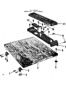 Top Details parts for Kenmore Dishwasher 587.798410 (587798410, 587 798410) from AppliancePartsPros.com