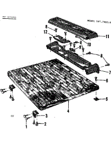 Top Details parts for Kenmore Dishwasher 587.798510 (587798510, 587 798510) from AppliancePartsPros.com