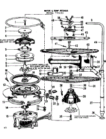 Motor & Pump Details parts for Kenmore Dishwasher 587.798610 (587798610, 587 798610) from AppliancePartsPros.com