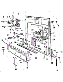 Inner Door Details parts for Kenmore Dishwasher 587.798710 (587798710, 587 798710) from AppliancePartsPros.com