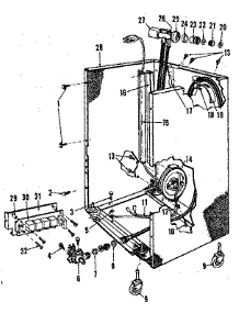 Frame Details parts for Kenmore Dishwasher 587.798710 (587798710, 587 798710) from AppliancePartsPros.com