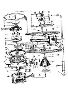 Motor, Heater, And Spray Arm parts for Kenmore Dishwasher 587.798711 (587798711, 587 798711) from AppliancePartsPros.com