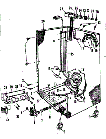 Frame parts for Kenmore Dishwasher 587.798711 (587798711, 587 798711) from AppliancePartsPros.com